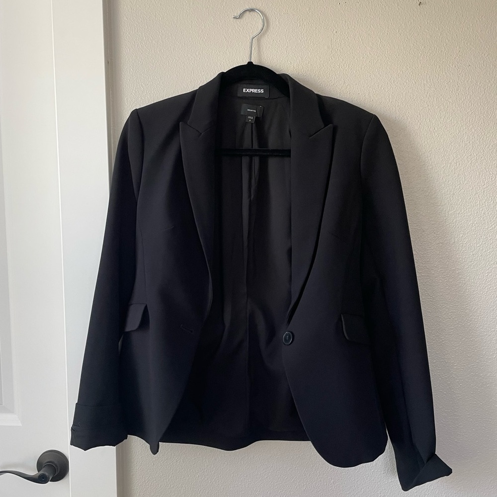 Black Express blazer size 2